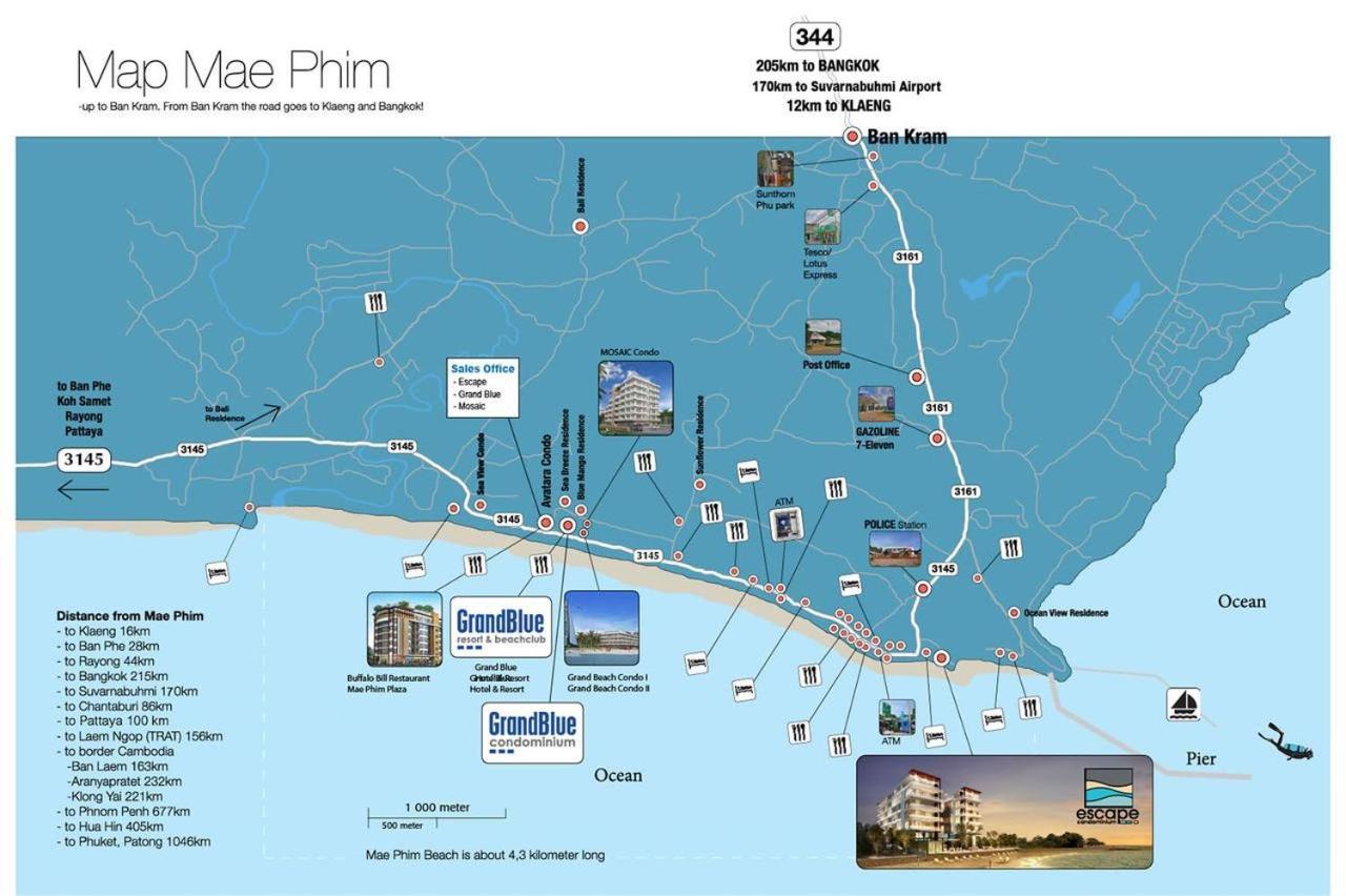 Grandblue Condominium 201 Mae Phim Esterno foto